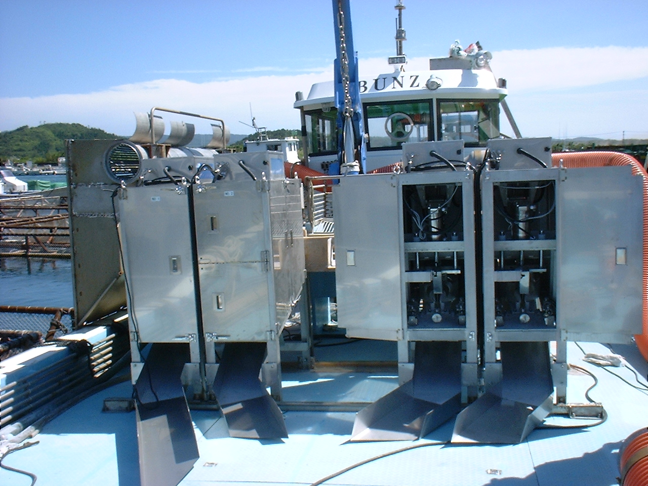 機械を船上に設置した場合